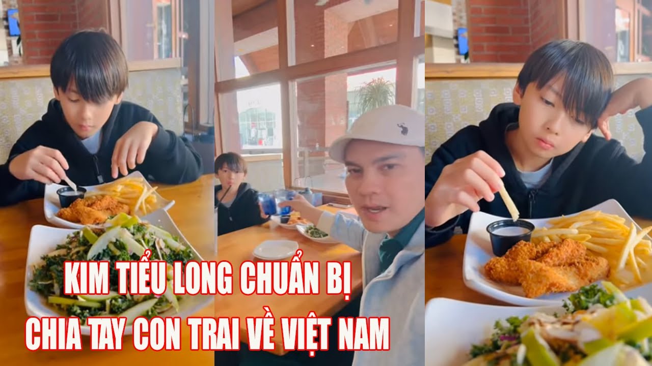 Kim Tiểu Long Đưa Con Trai Đi Mua Quà Chuẩn Bị Chia Tay Về Việt Nam