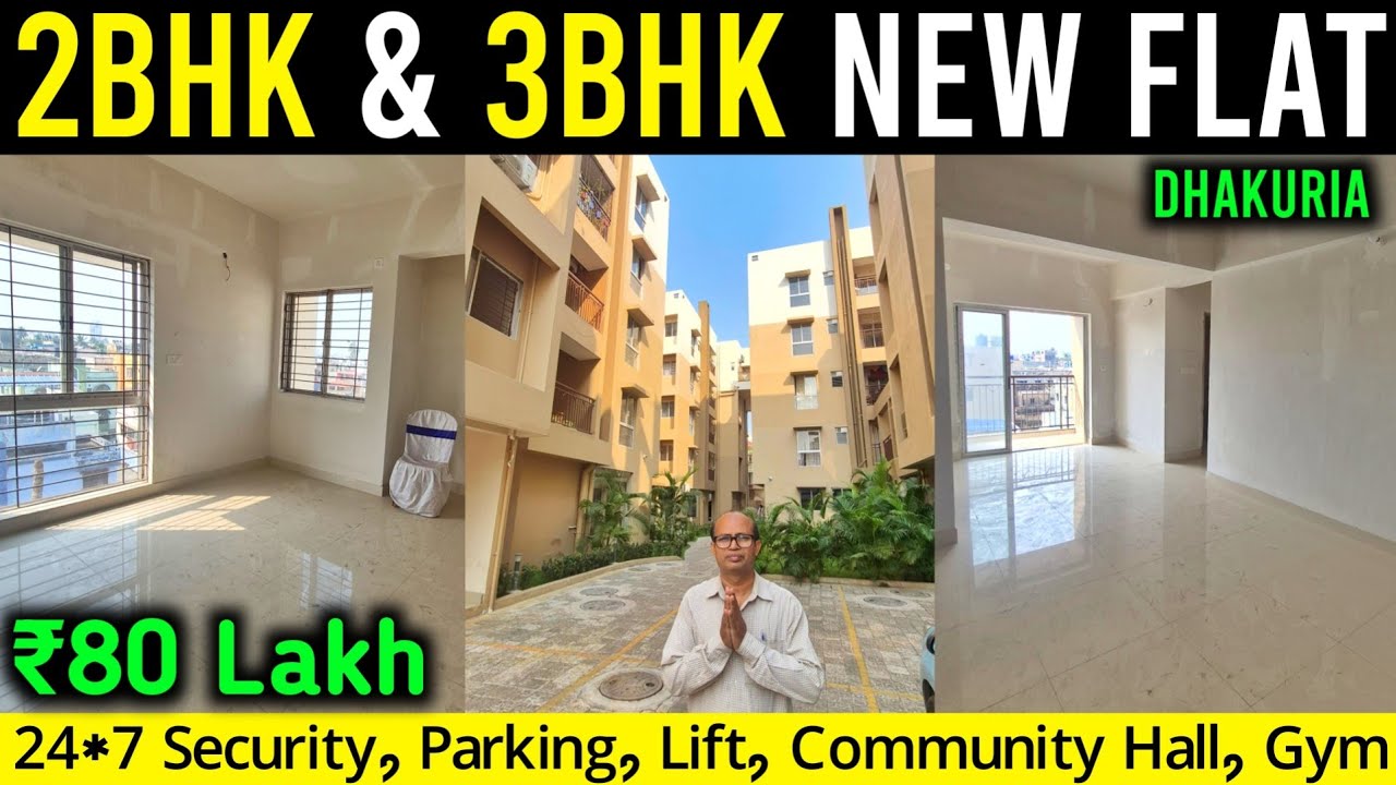 P - 64 | 2BHK & 3BHK New Flat for Sale | Affordable Price |  Dhakuria✅