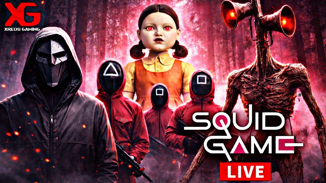 One Mistake Game Over 😈 Squid Game LIVE 🔴
