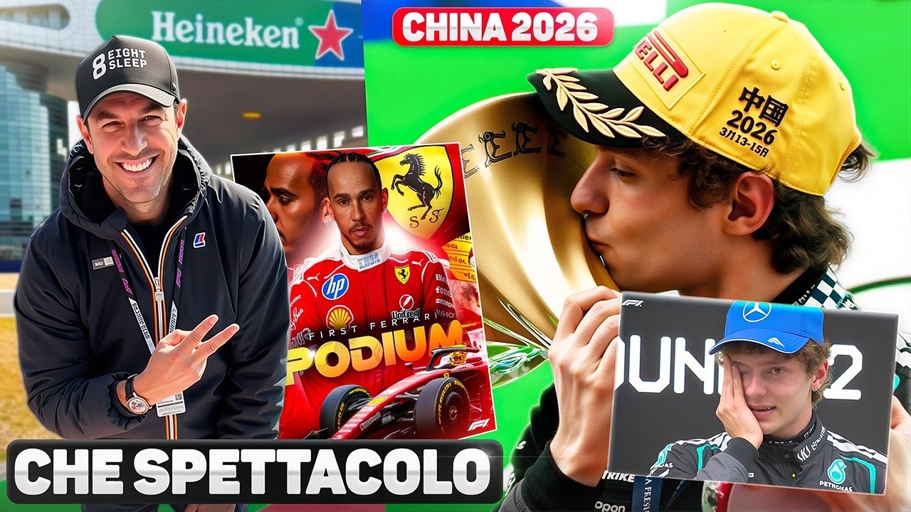 F1, GP della Cina: Antonelli fa la STORIA! la vittoria che riporta l’Italia sul gradino più alto
