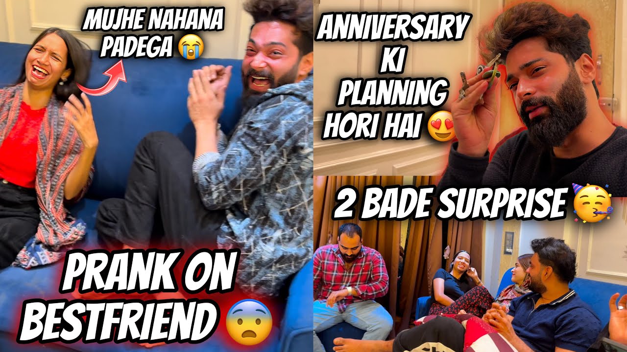Prank On BestFriend 😂| Anniversary Ka Surprise 😳 Ayesha Ke Liye | Zeeshan & Abresh