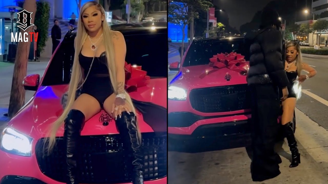 Hunxho Surprises Keyshia Cole Wit A Maybach SUV & Custom AP Watch For Her 43rd B-Day! 🎁