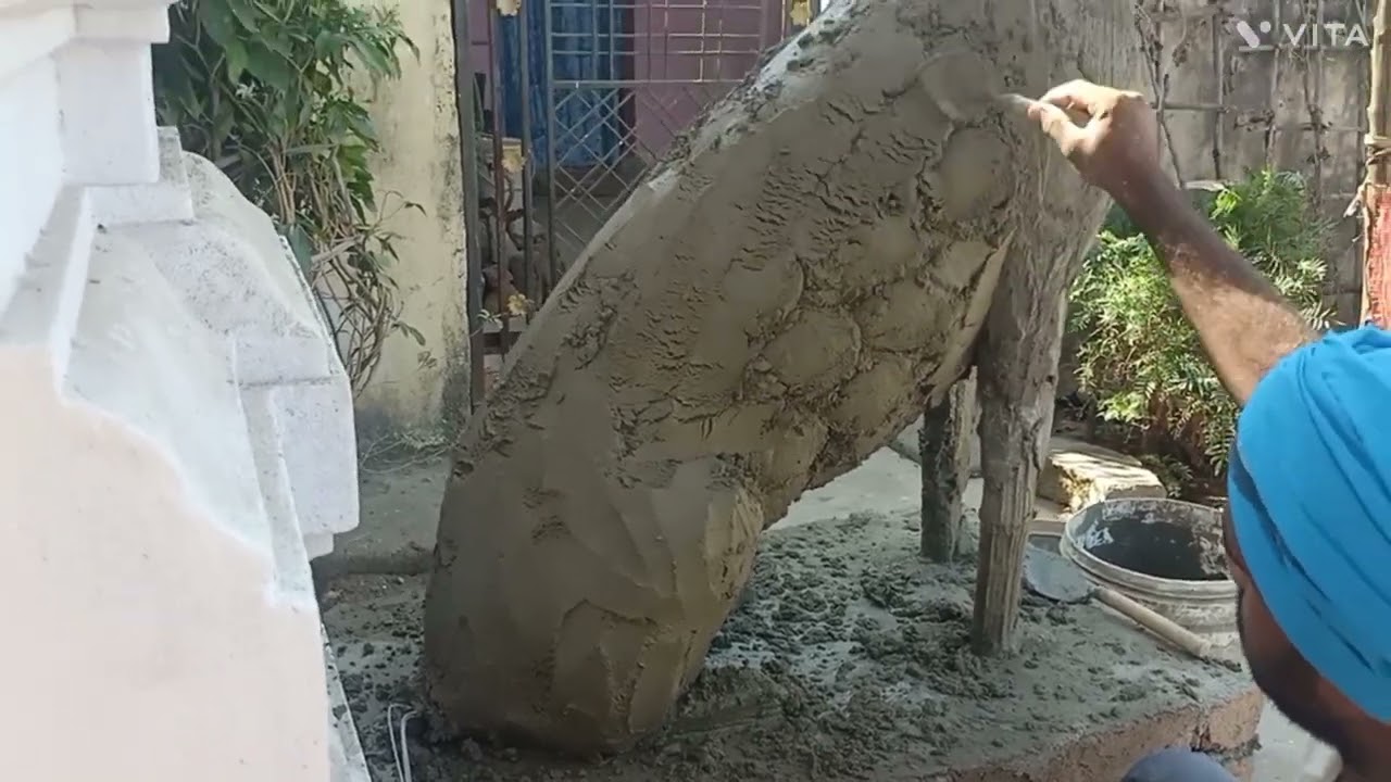 Making of tiger sculpture in West gate of lord 🙏 Jagannath temple