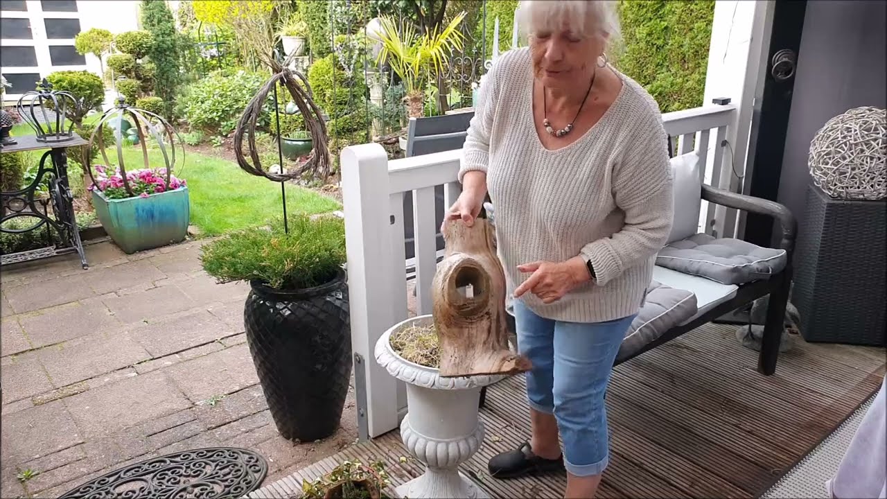Erste Sukkulentendeko auf der Terrasse - Bärbel´s Wohn & Deko Ideen