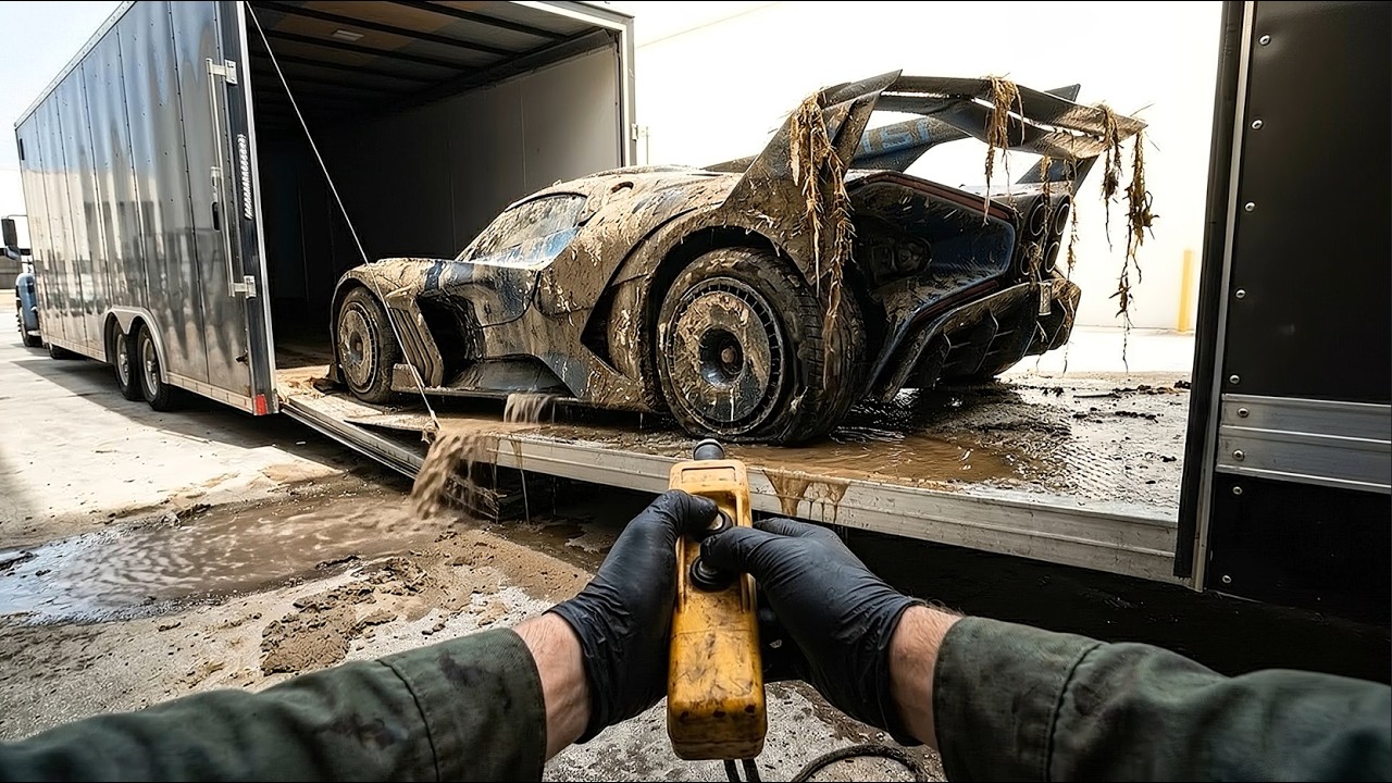 Deep Cleaning an Abandoned $5,000,000 Hypercar | Satisfying Bugatti Disaster Detailing
