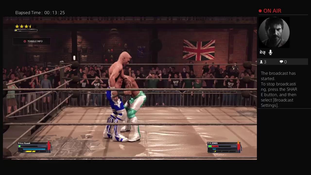 F H Jones(c) vs Prince Russell Rematch with No Countouts