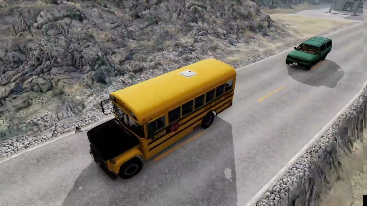 Cars vs contact mine #beamngdrive