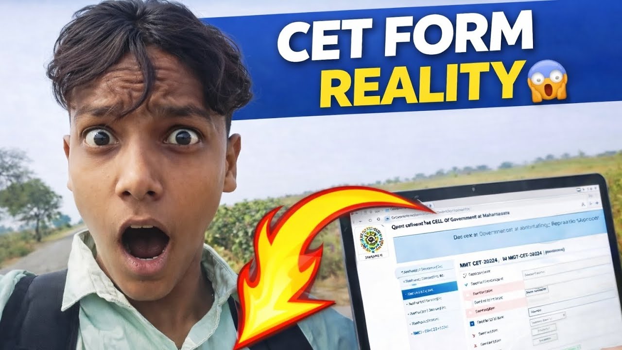 MHT CET Form Filling Reality 😮 | Ye Galti Mat Karna!