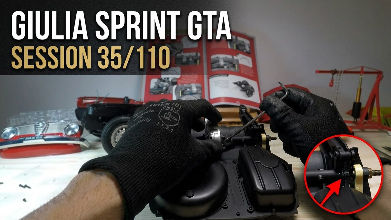 35 - Alfa Romeo Giulia Sprint GTA 1/8 Model session 35/110 | アルファロメオ ジュリア スプリント GTA 1/8 モデル