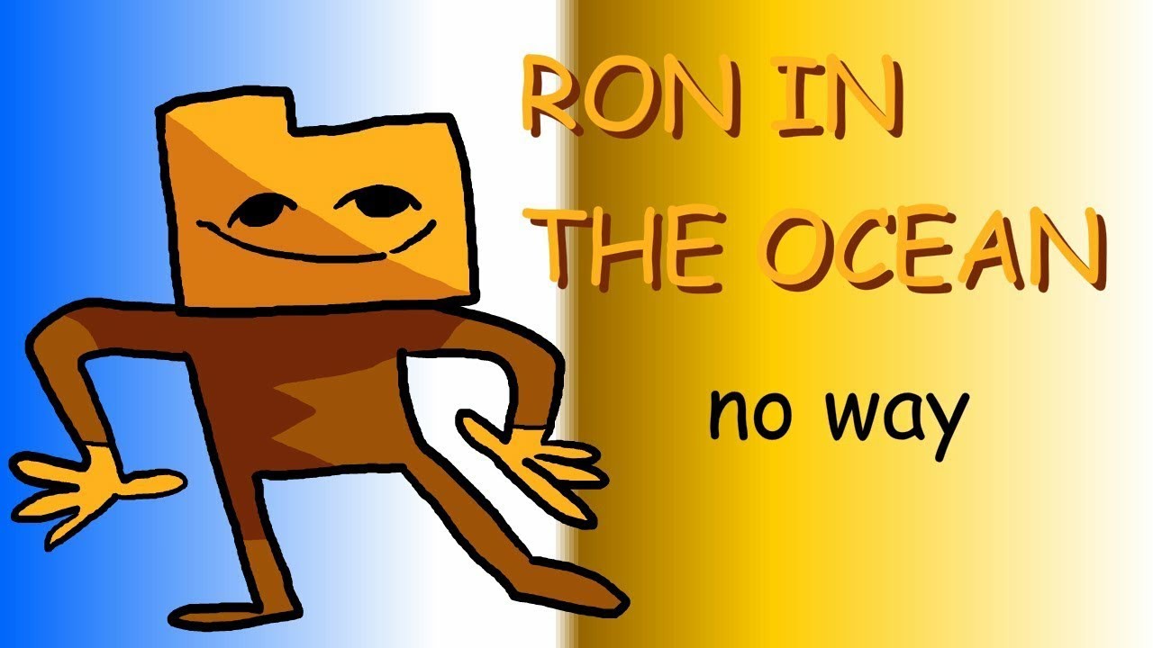 Ron in the ocean [in a cool way] credit to @TristoneThePerson