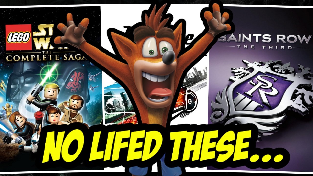 Games I've ACTUALLY 100%