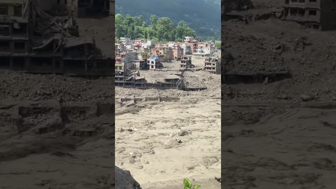 The flash Floods footage | Terrifying Moment #floods #disaster #shorts