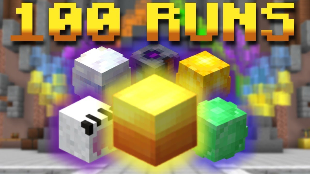 Добыча из 100 забегов Nucleus ┃Hypixel Skyblock IRONMAN (Эпизод 17)