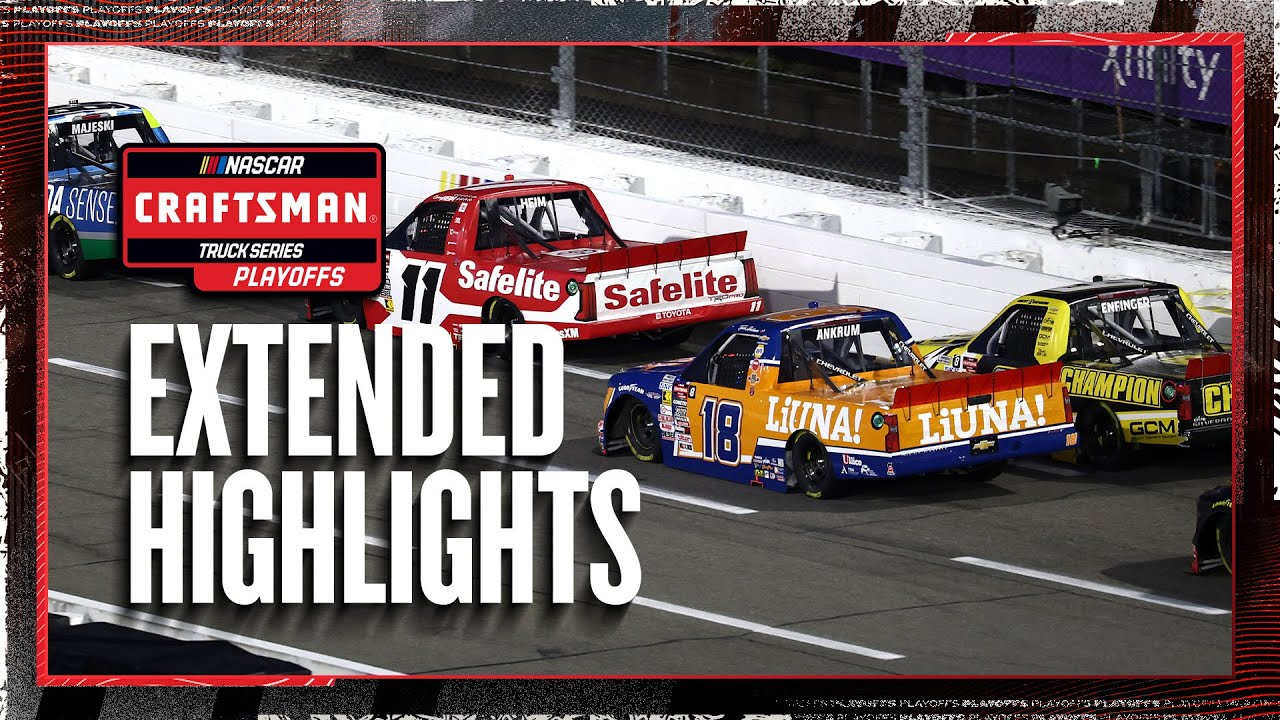 Championship 4 Set by Overtime Tiebreaker at Martinsville | 2025 Truck Series Extended Highlights