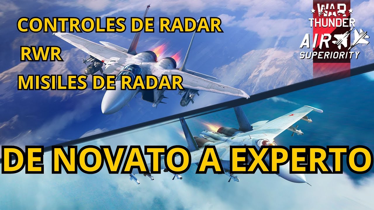 Lo que NADIE te EXPLICA | Cómo usar el RADAR y MISILES de RADAR en War Thunder