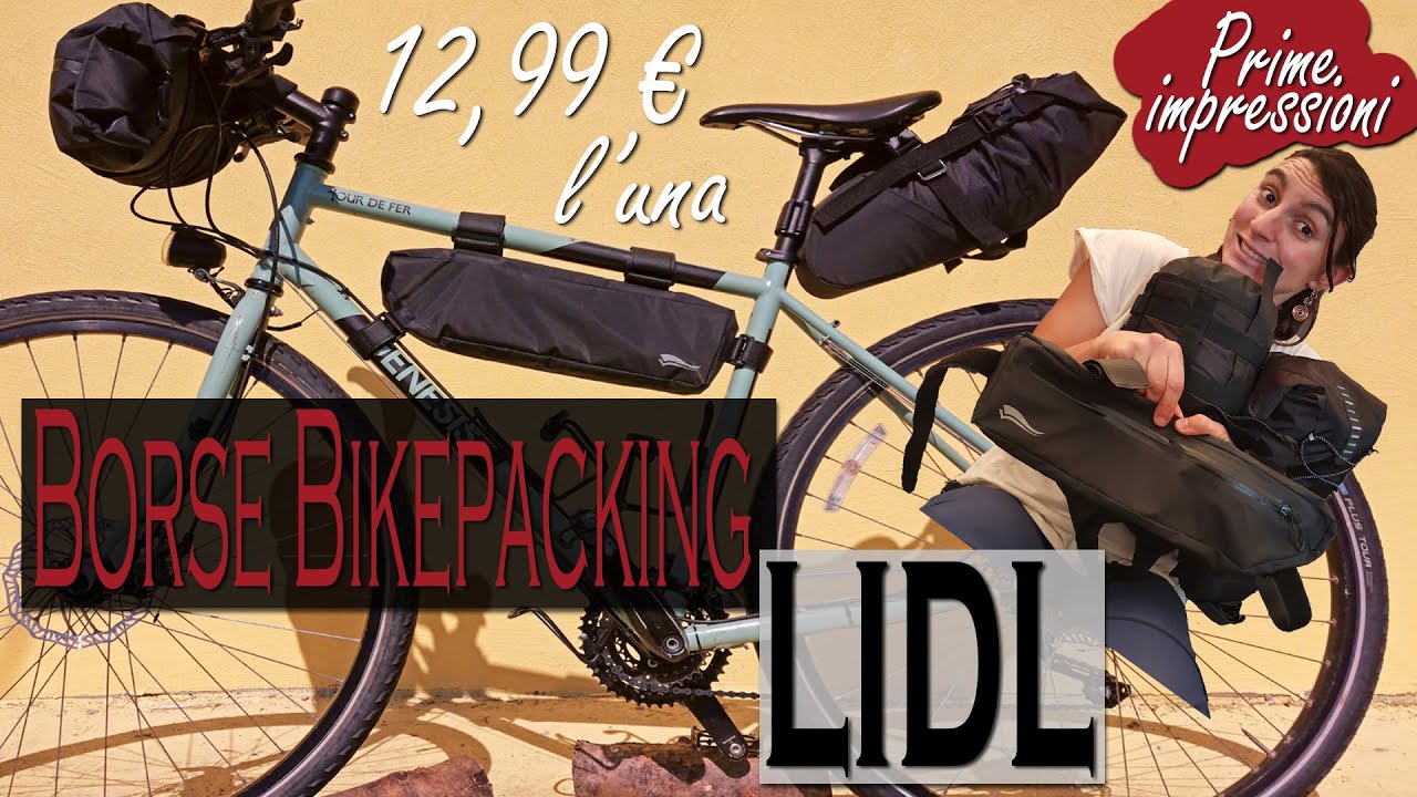 BORSE BIKEPACKING LIDL - Set di 3 borse a 39€: primo giudizio!!!