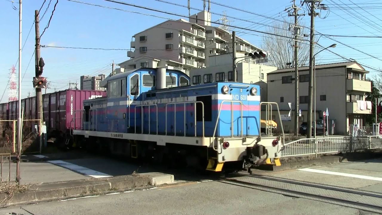 打鐘踏切（王子製紙春日井、名古屋臨海鉄道） 2016年2月4日