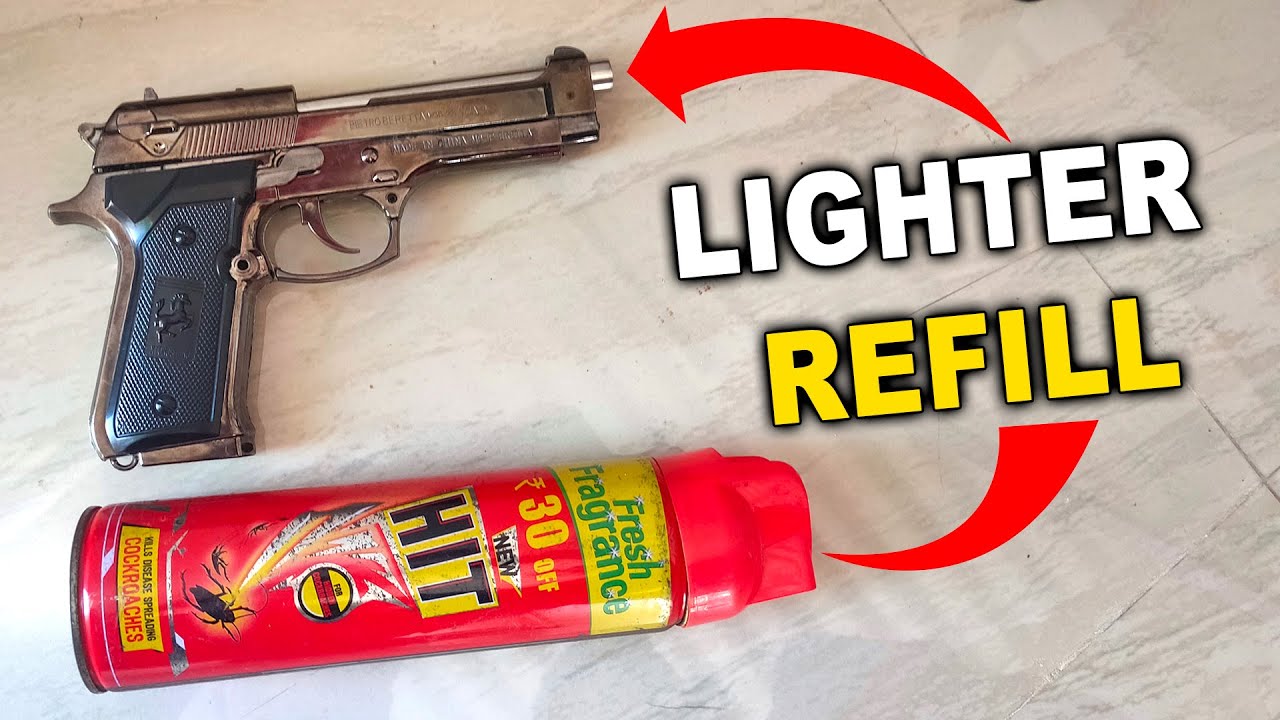 Gun Shape Lighter Refill process|  LIGHTER कैसे भरे ?
