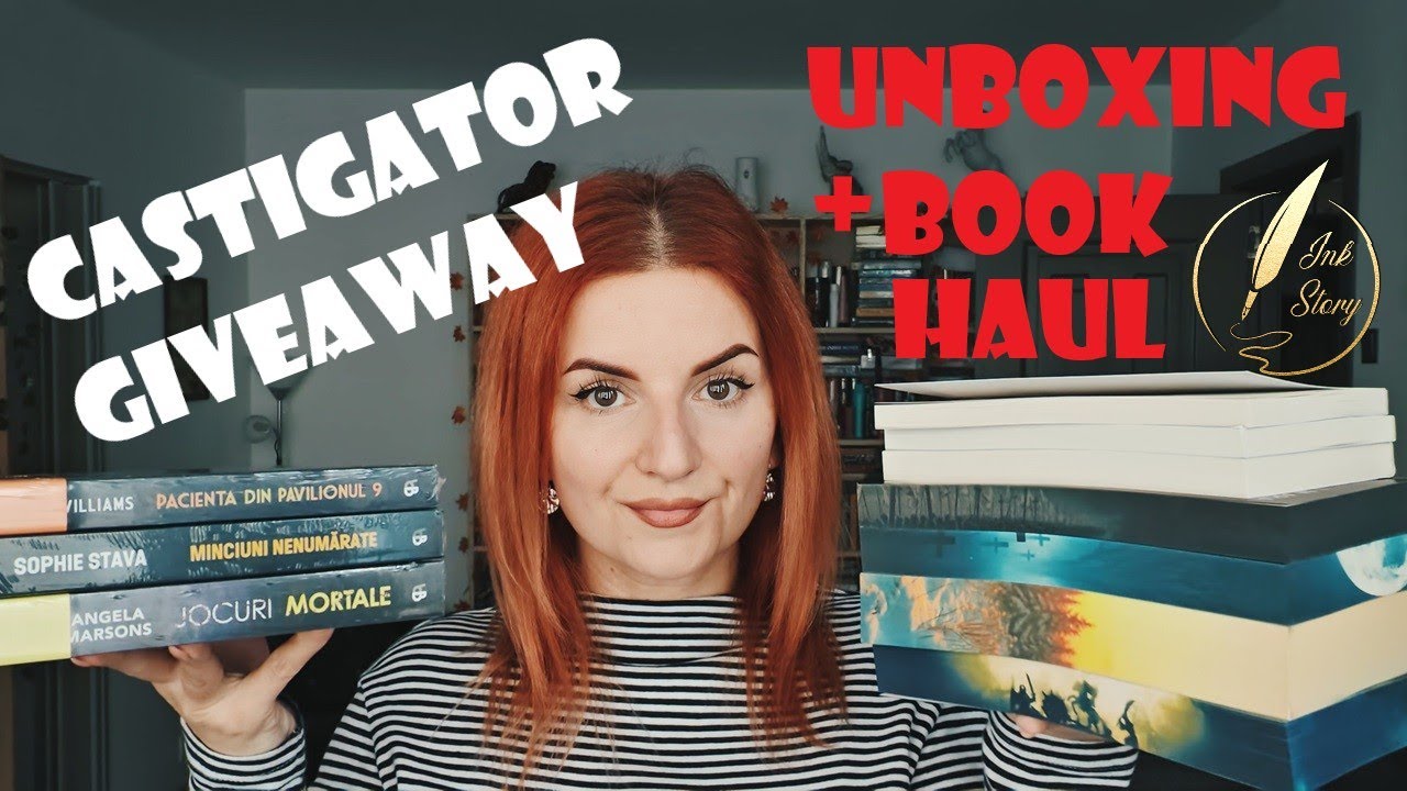UNBOXING & BOOK HAUL Ink Story + extragere câștigător GIVEAWAY 🎉