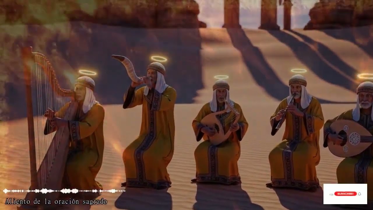 Cánticos Levíticos En Jerusalén Con Shofar Y Instrumentos Santos En La Presencia De Adonai