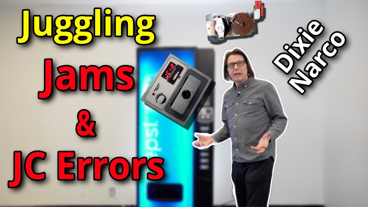 Dixie Narco Vending Machine: Jams & JC Errors