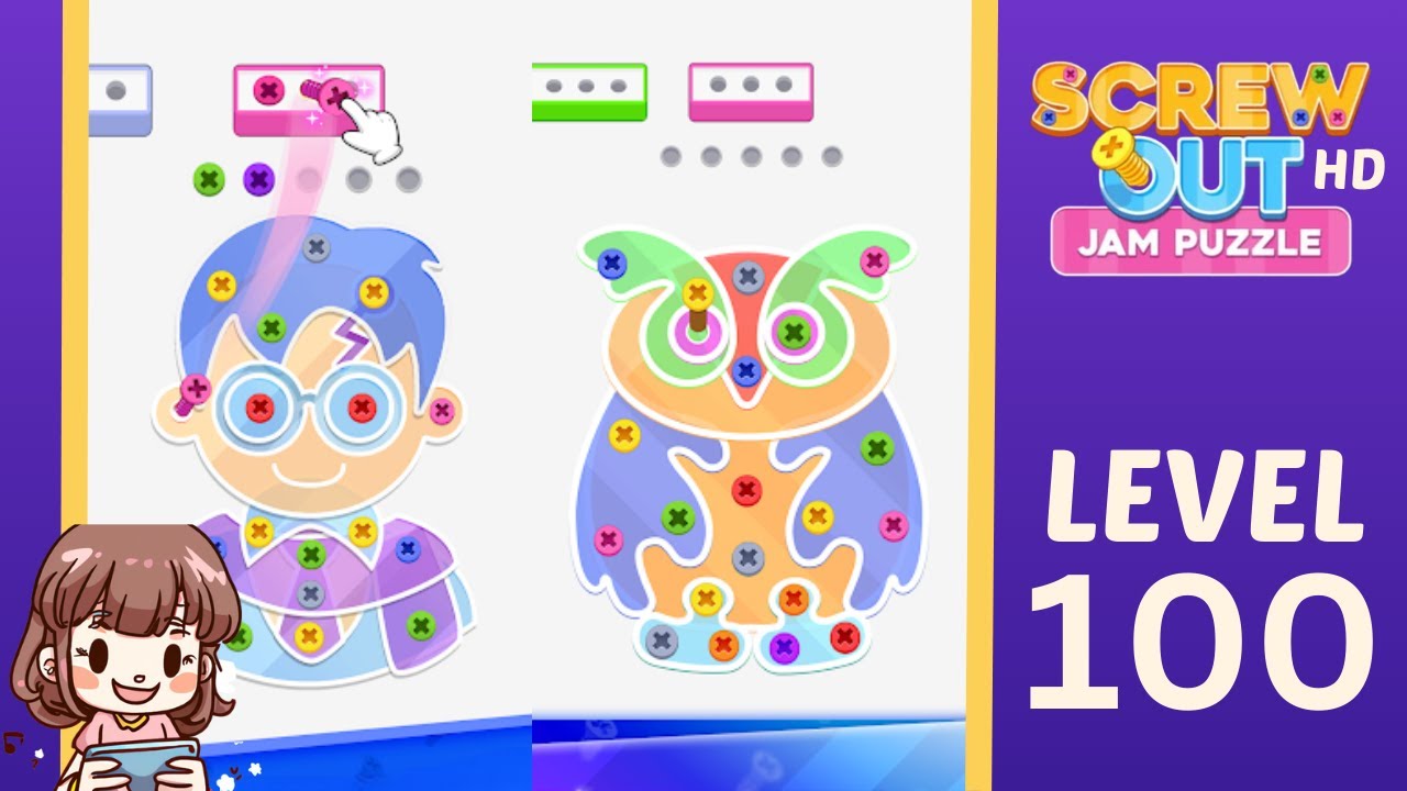 Screw Out Level 100 Solution Walkthrough