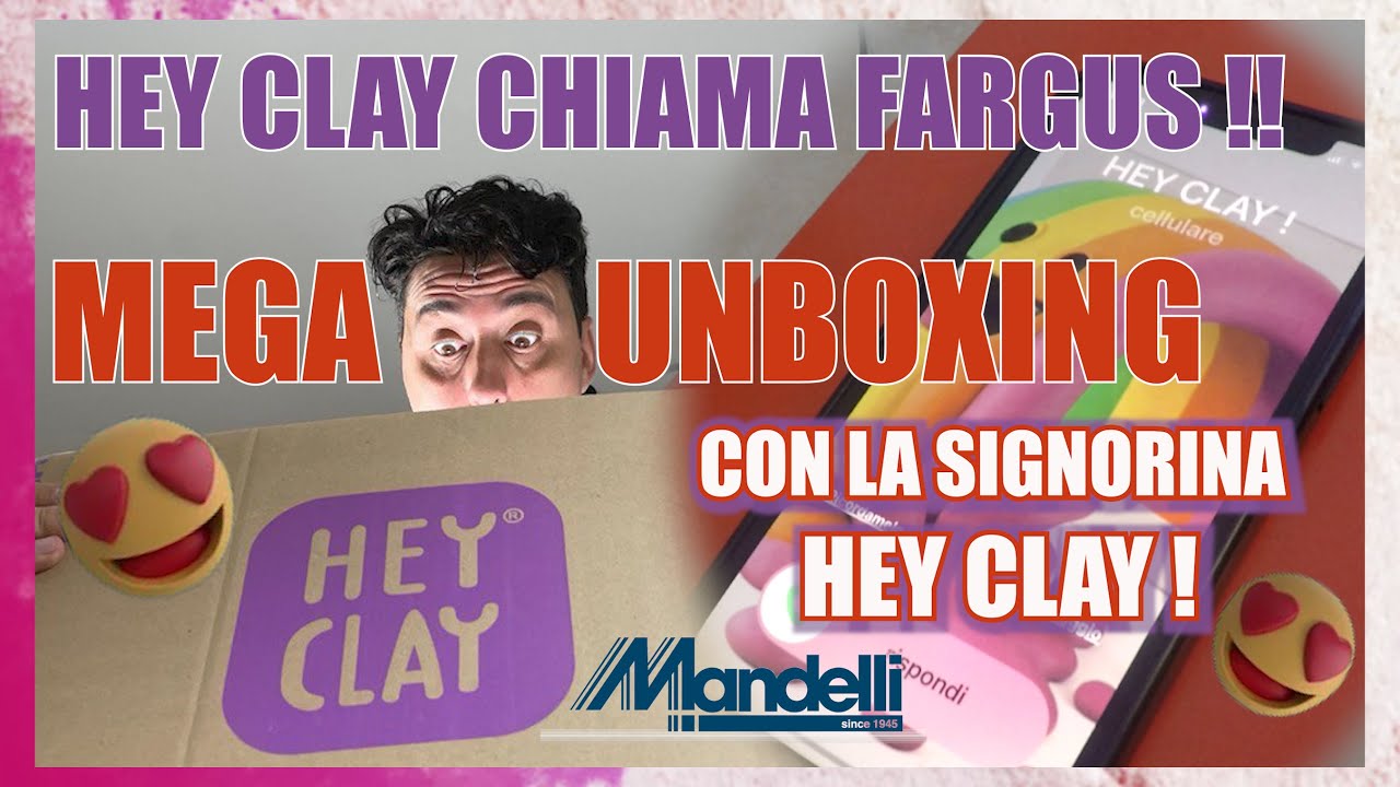 HEY CLAY REGALA A FARGUS UN MEGA UNBOXING 😍 RIVELIAMO L'IDENTITA' SEGRETA DELLA SIGNORINA HEY CLAY!!
