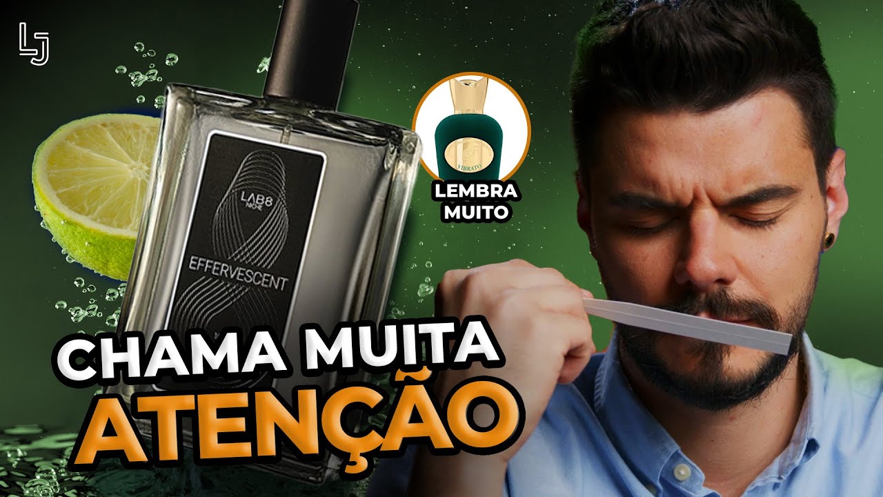 PERFUME FRESCO QUE CHAMA MUITA ATENÇÃO EFFERVESCENT LAB 8 INSPIRADO TOP NO VIBRATO SOSPIRO