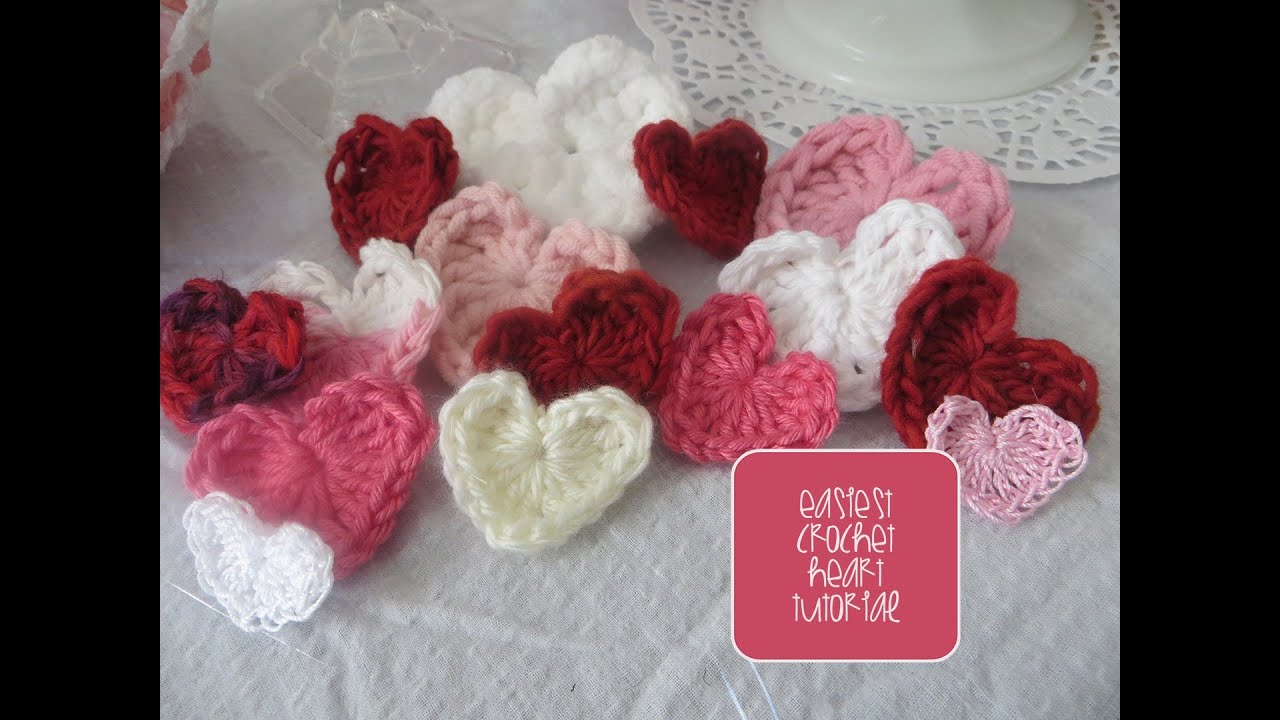 Chic and Cheap: Easiest Crochet Heart Tutorial