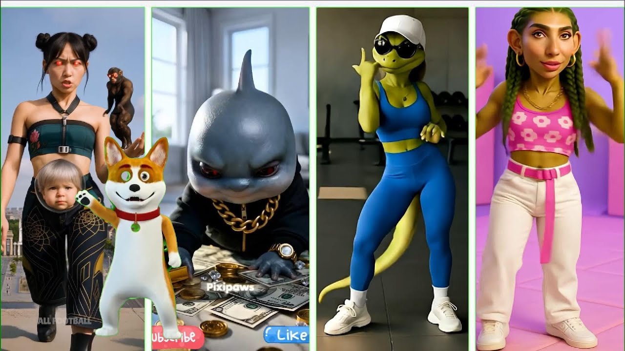 CHARACTER DANCE BATTLE COMPILATION TUNG TUNG TUNG SAHUR Viral!