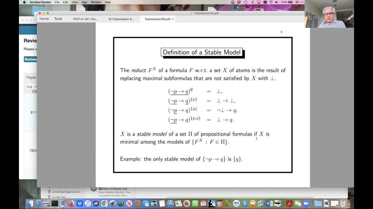 Stable Models and Program Completion - Vladimir Lifschitz, The University of Texas at Austin, USA