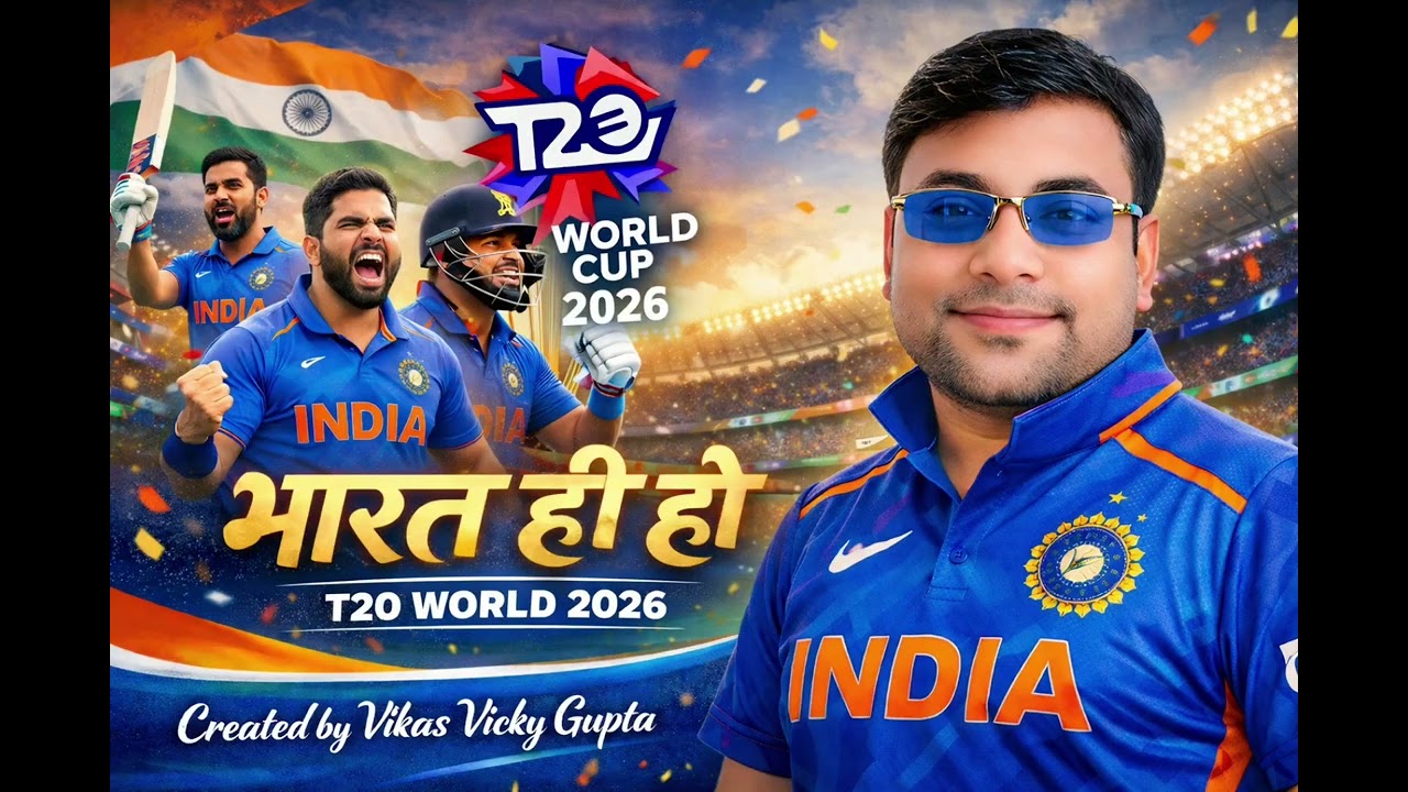 T20 world cup 2026 anthem created by Vikas Vicky Gupta 