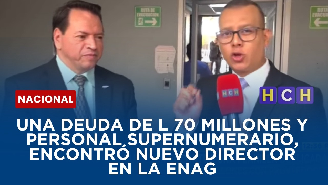 Una deuda de L 70 millones y personal supernumerario, encontró nuevo director en la ENAG