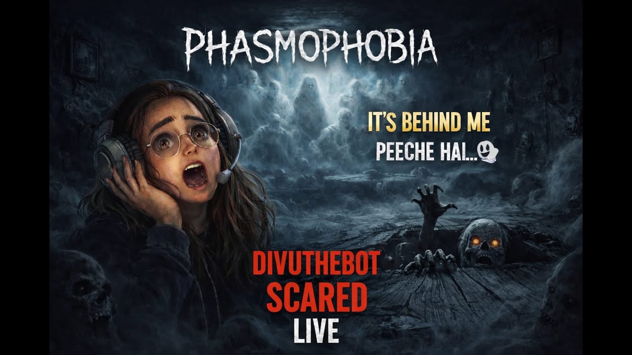 PHASMOPHOBIA LIVE 👻 | Horror Co-Op Gameplay | Scary Night Stream 😱 | DivuTheBot