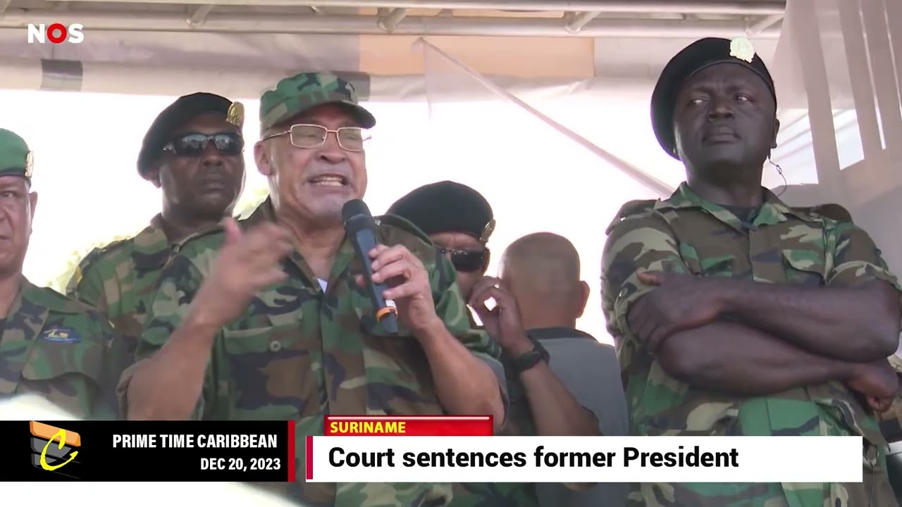 NEWS: Former Suriname president sentenced to 20 years for killings, but not yet jailed