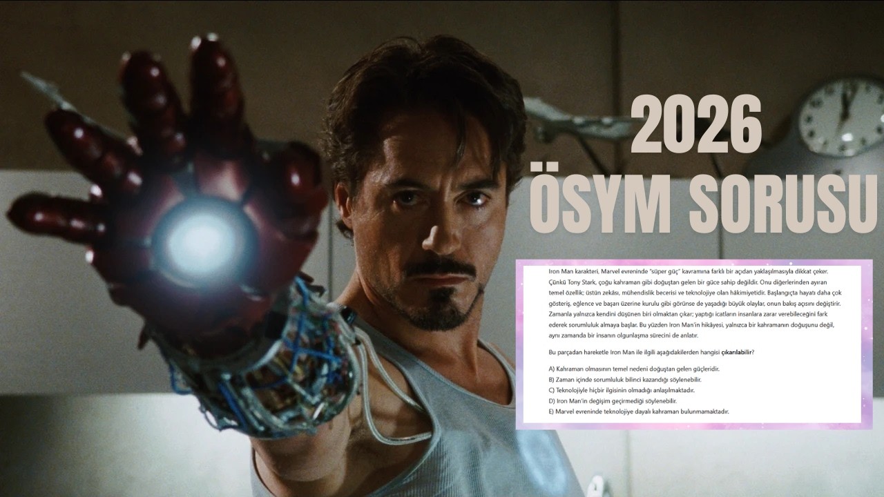 13) Iron Man Üzerinden TYT Paragraf Sorusu! (NET ARTIRAN SORU!) #tyt #paragraf #yks#türkçe #ags #ayt