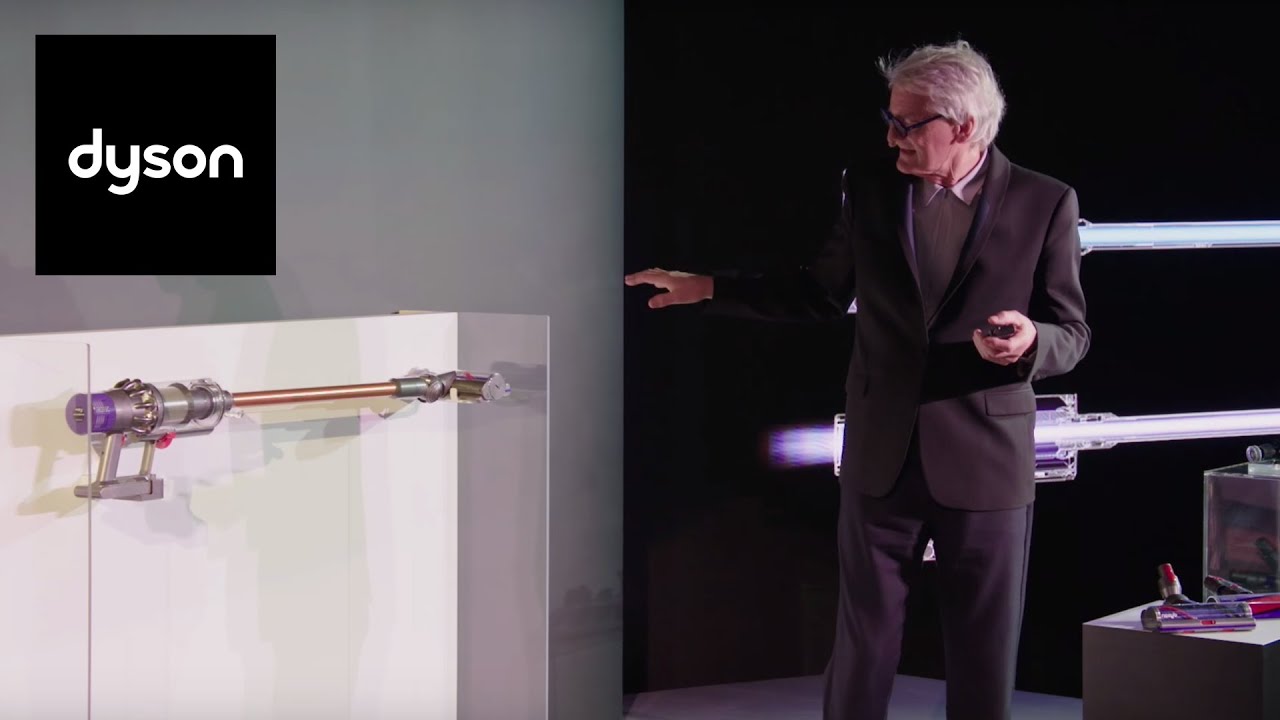 Джеймс Дайсон представляет в Нью-Йорке беспроводной пылесос Dyson Cyclone V10™