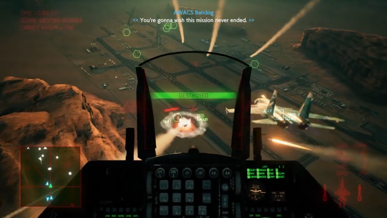 【本編】フォーメーション戦闘飛行 #acecombat #acecombat7 #acecombat8