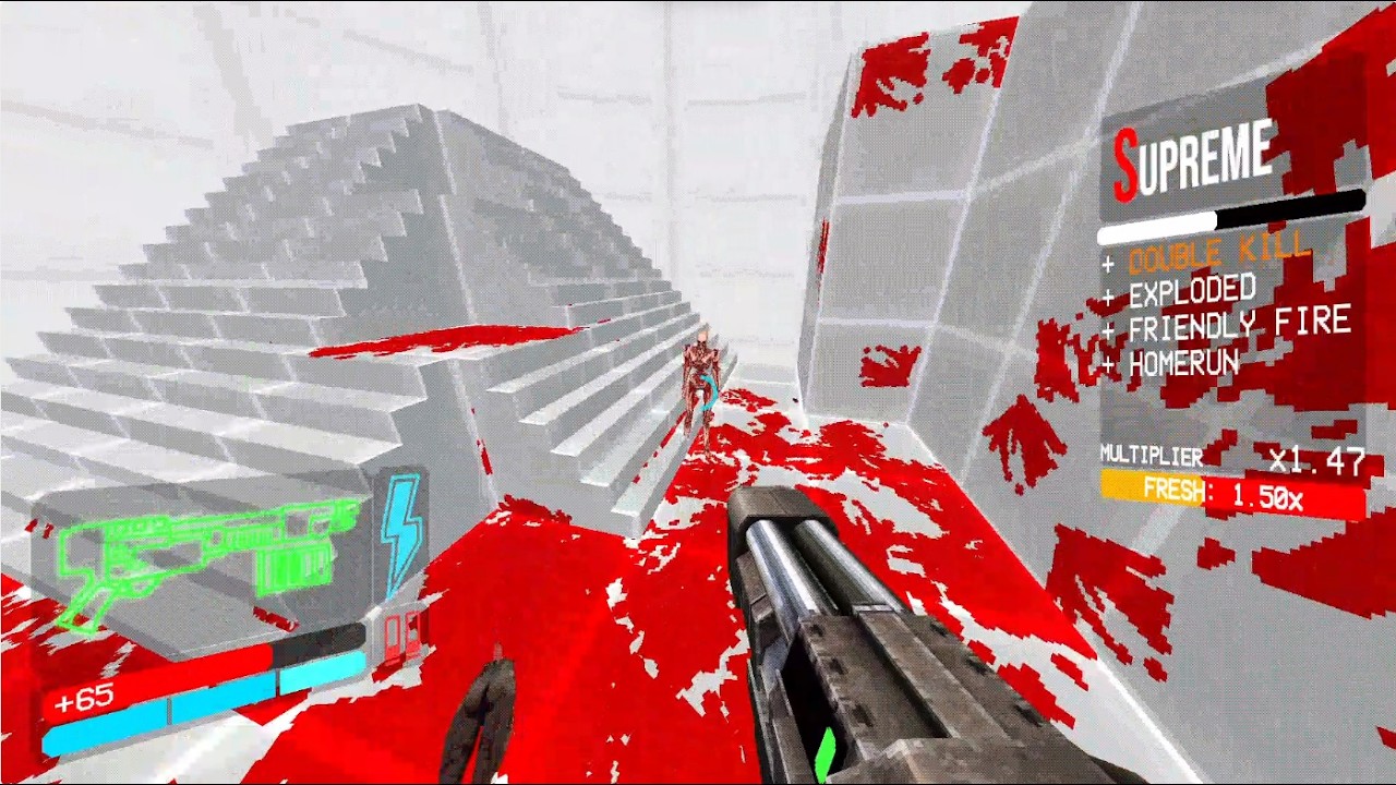 Day 5 of playing Ultrakill Cybergrind until I die to prepare for fraud.