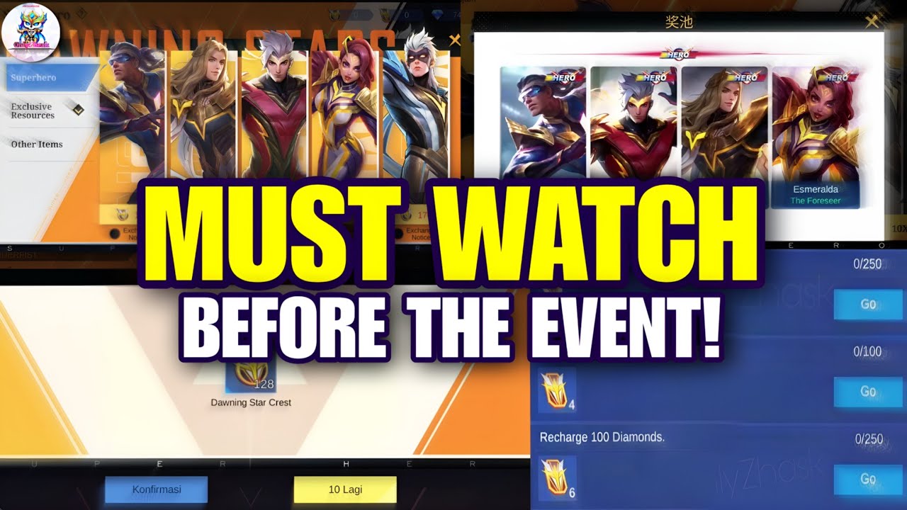 DAWNING STARS EVENT GUIDE: Cheapest Way To Get Super Hero Skin | Mobile Legends