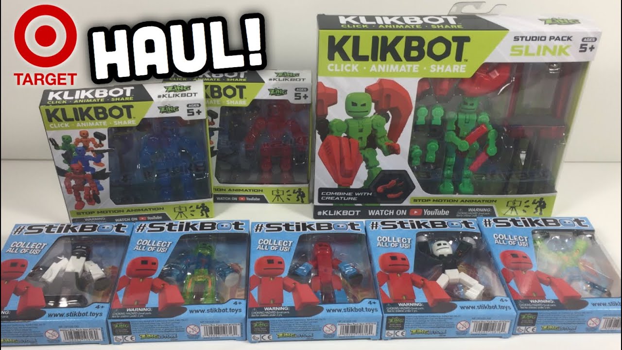 Stikbot & Klikbot TARGET Haul!