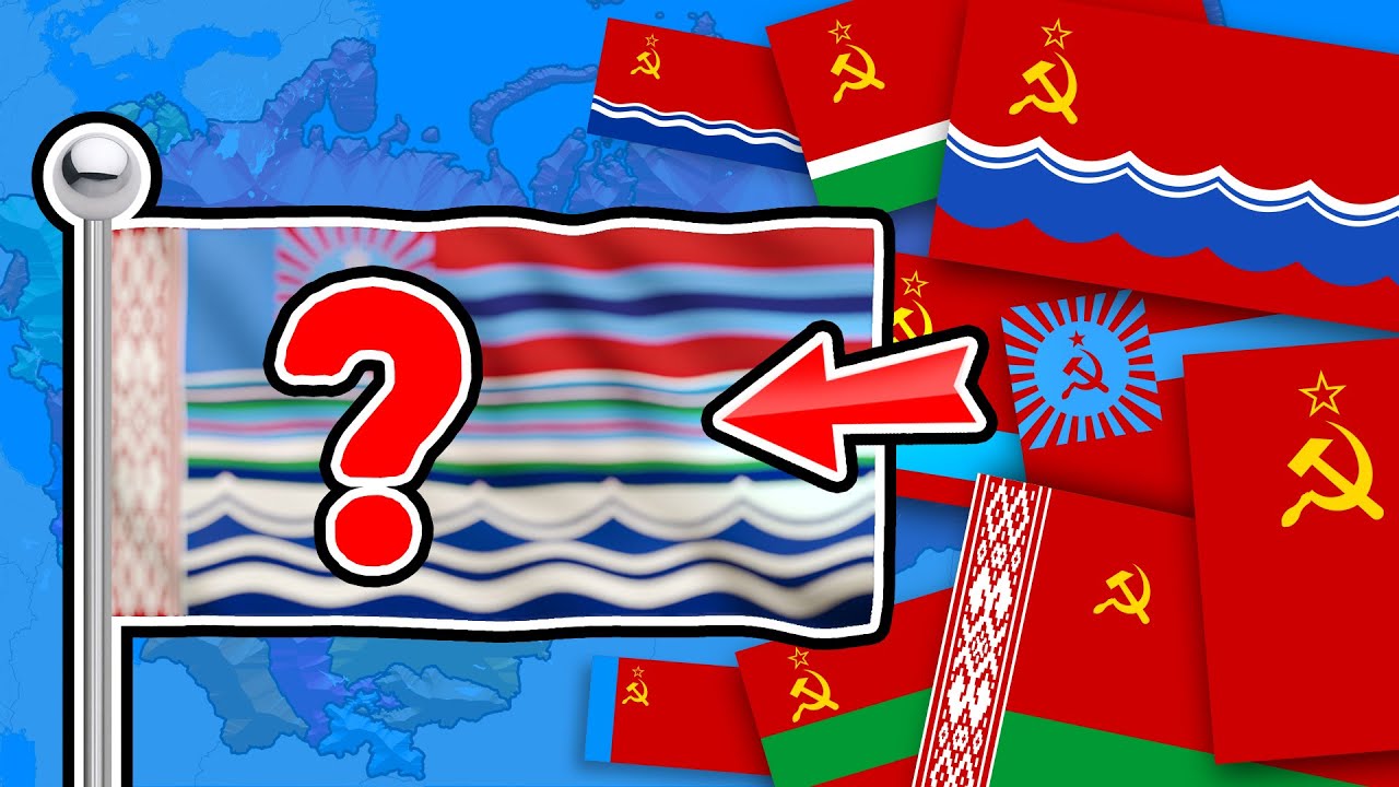 All Flags of the Soviet Republics in ONE!