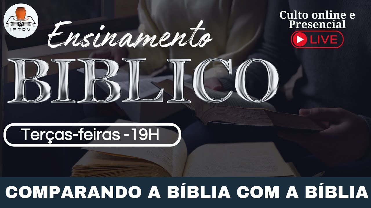 Ensinamento Bíblico da IPTDV (Ao Vivo 🔴) 03/03/2026