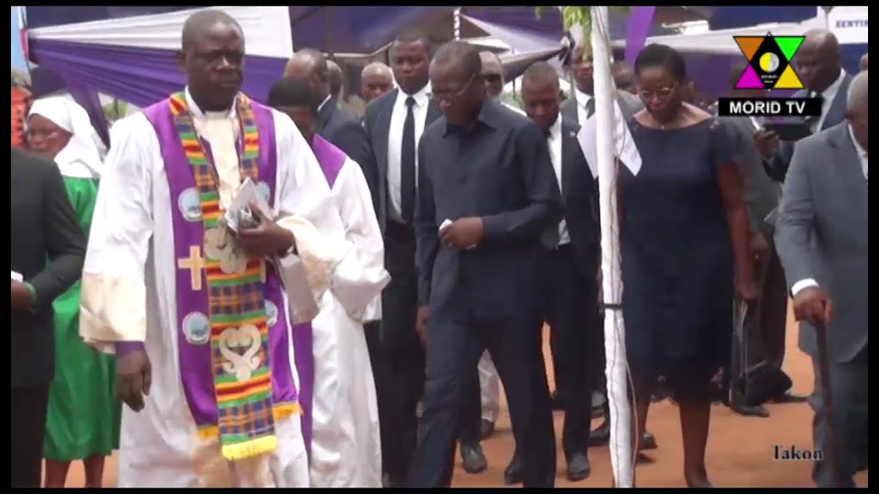 Culte d'enterrement et d'action de Grâce en mémoire du Feu Rév Nicodème ALAGBADA: Le Chef de l'Etat