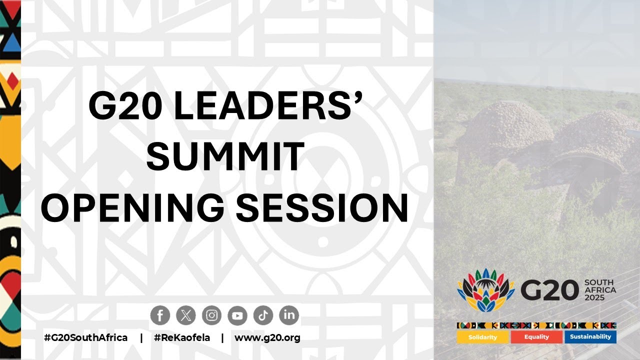G20 Leaders&rsquo; Summit  | South Africa 2025