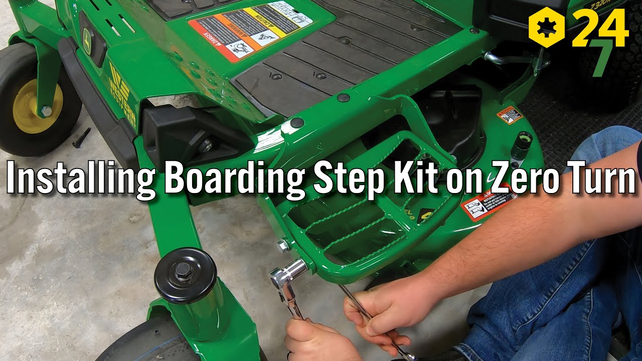 How to Install Boarding Step Kit on Z320R Zero Turn Mower