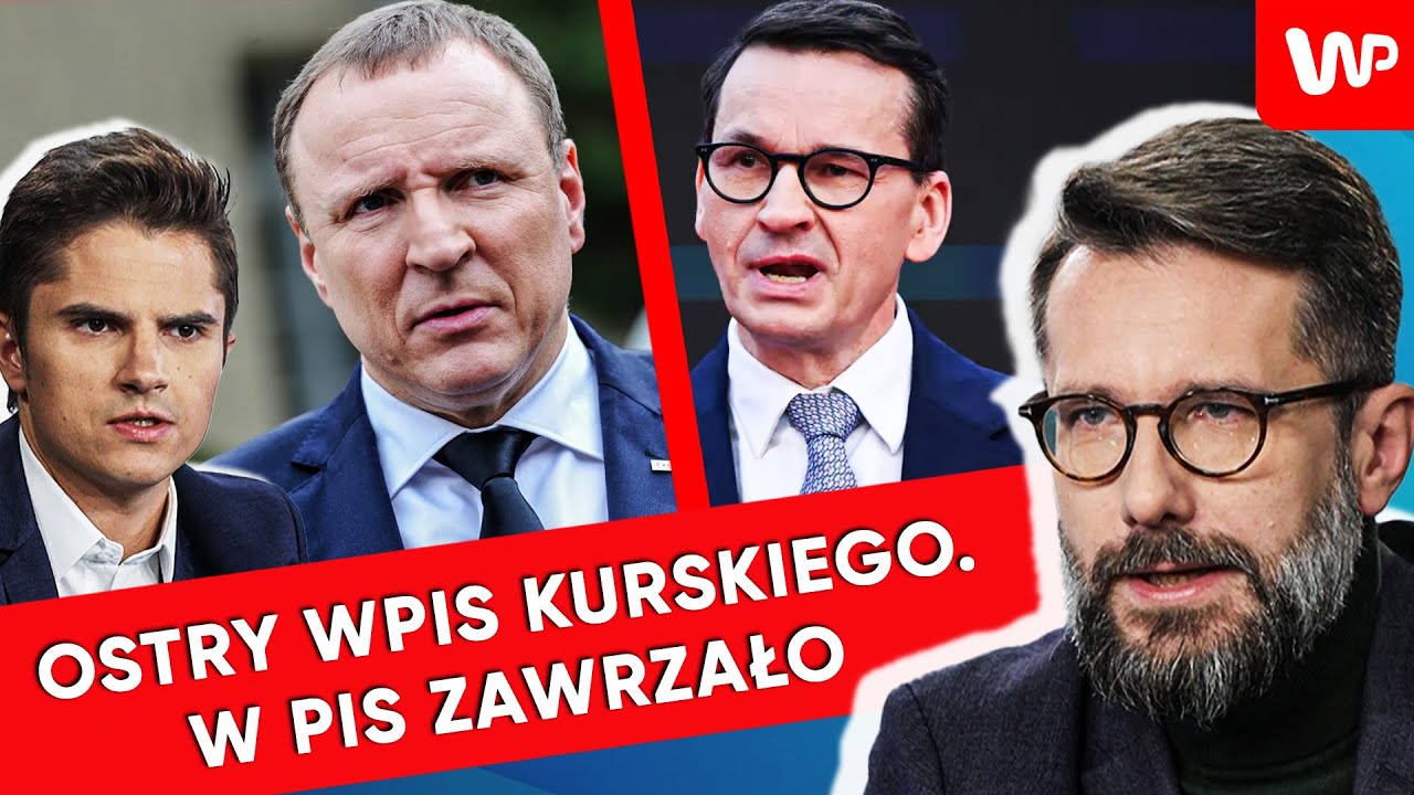 Kurski uderza w Morawieckiego. Fogiel odpowiada: Zwr&oacute;ciłem uwagę na fakty