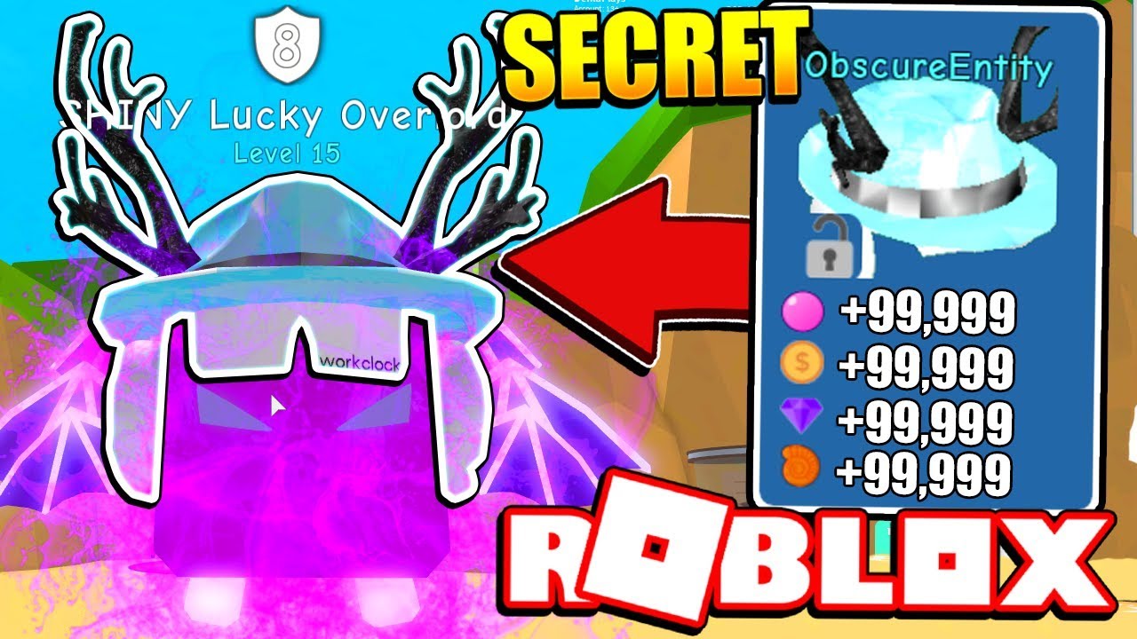 SECRET ObscureEntity PET HAT IN BUBBLE GUM SIMULATOR! Roblox