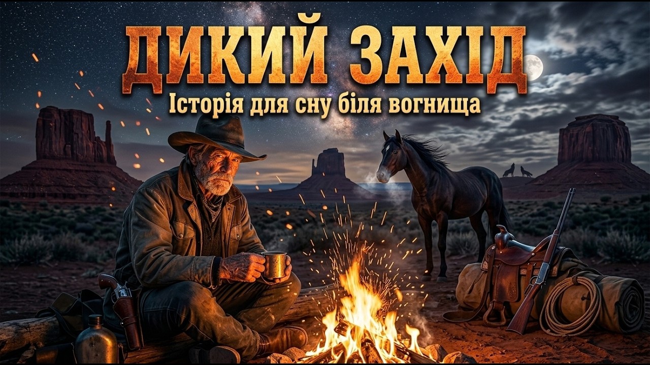 Старий ковбой розповідає правду про Дикий Захід | Історія для сну українською