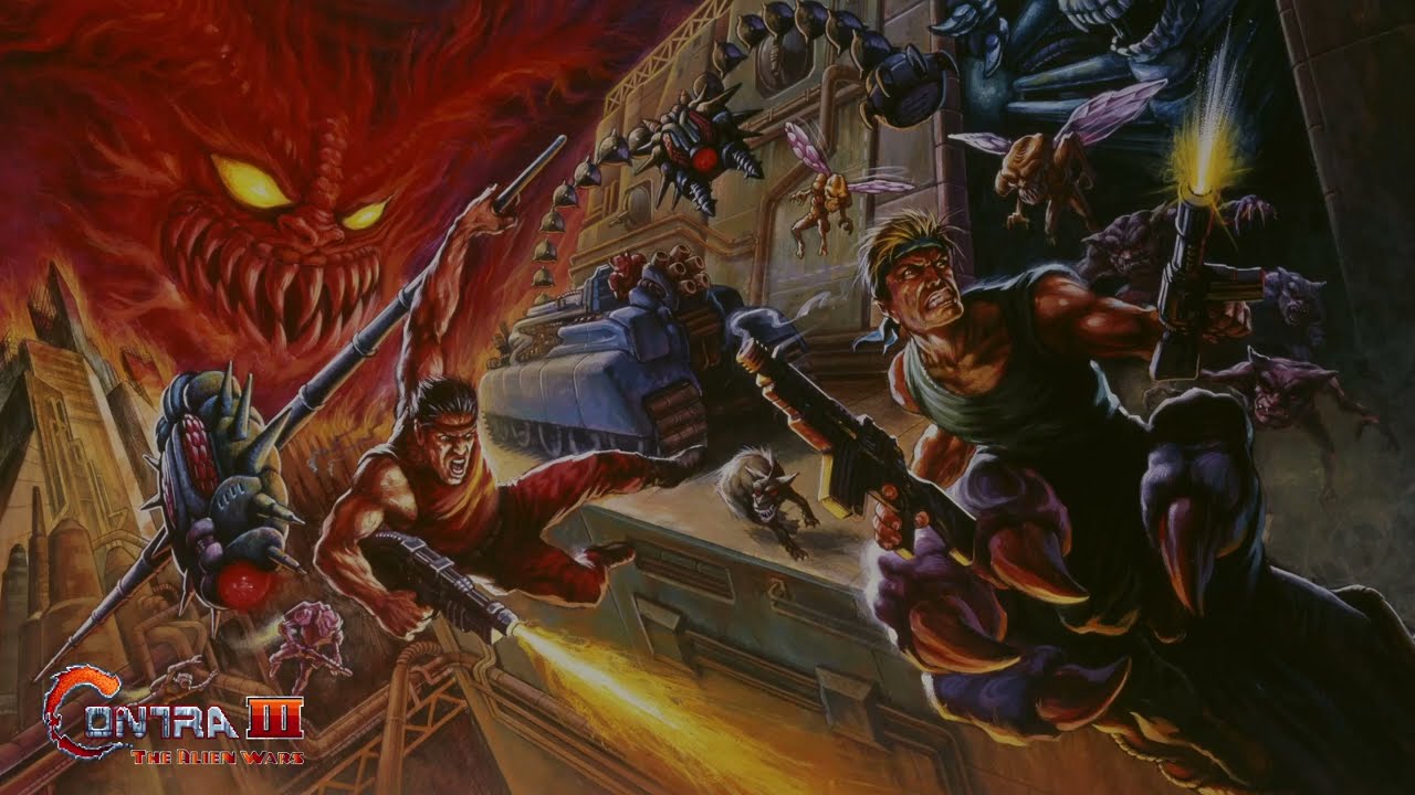 Contra III: The Alien Wars - BATTLE RUNNER (Cover)